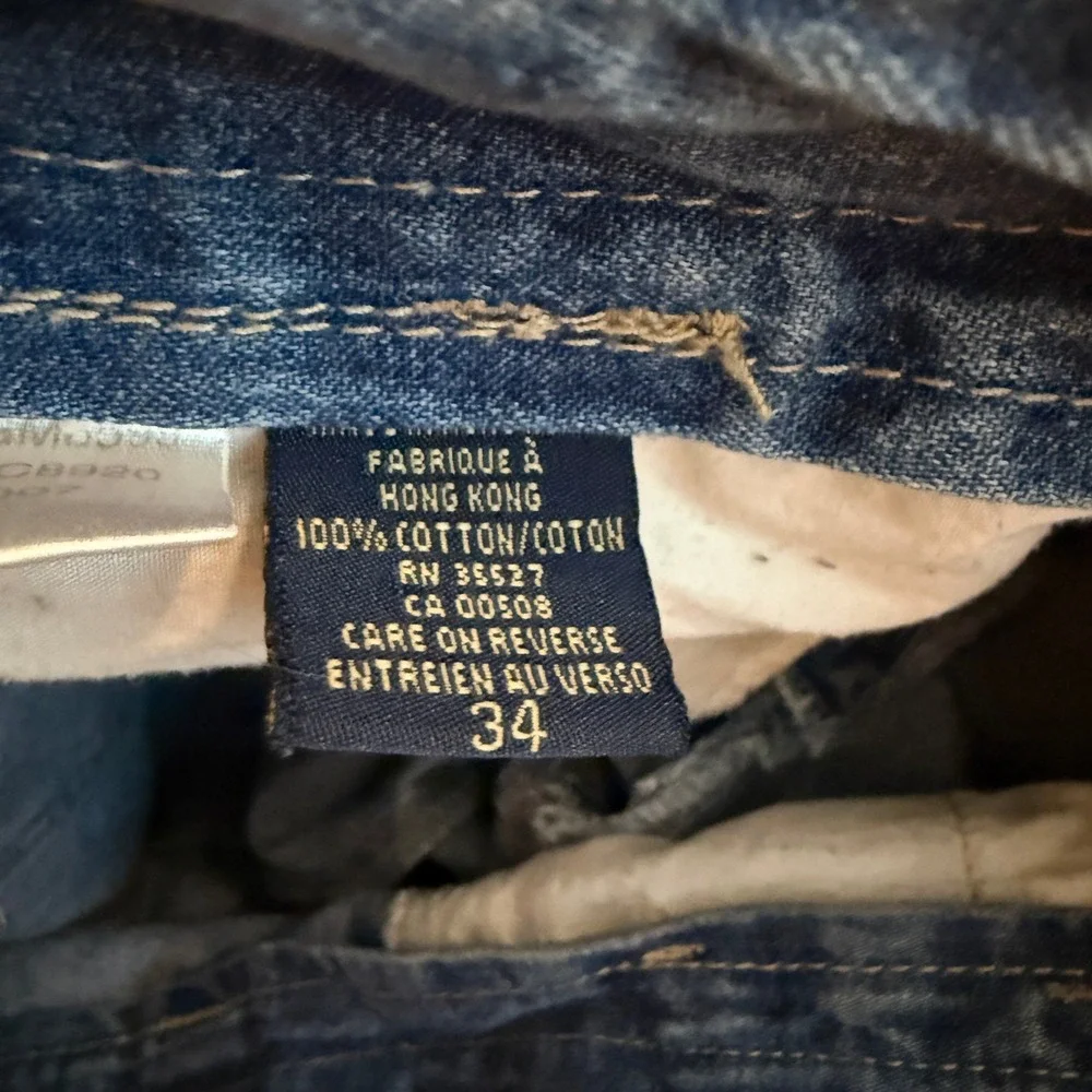 Vintage Marithe Francois Girbaud Denim Cargo Shorts Size 33